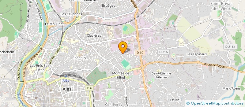 localisation de l'entreprise MADAME AURELIE GUIN à ALES