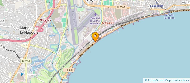 localisation de l'entreprise MADAME AURELIE GUIOT à CANNES