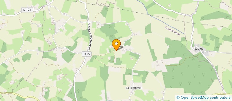 localisation de l'entreprise MADAME AURELIE GYPTEAU  COURCEMONT