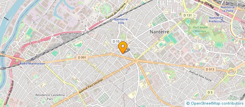 localisation de l'entreprise MADAME AURELIE H'GUILE  NANTERRE