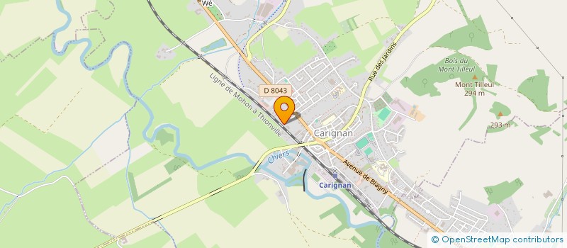 localisation de l'entreprise MADAME AURELIE HABARY  CARIGNAN