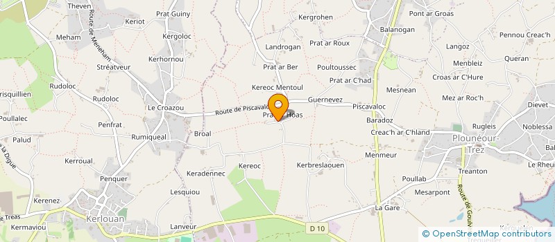 localisation de l'entreprise MADAME AURELIE HABASQUE-TOBIE  GUISSENY