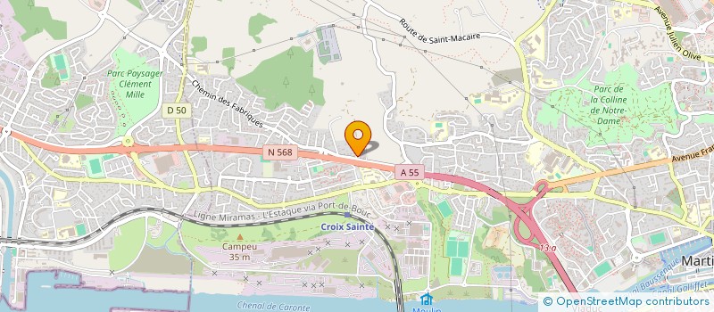 localisation de l'entreprise MADAME AURELIE HABER  MARTIGUES