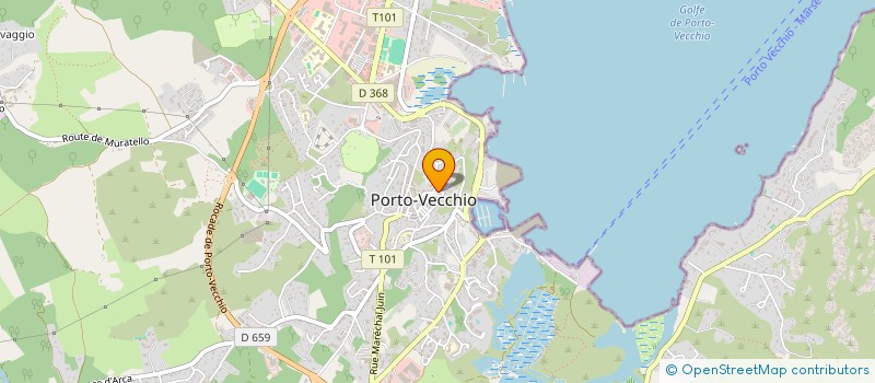 localisation de l'entreprise MADAME AURELIE HAMAND  PORTO-VECCHIO