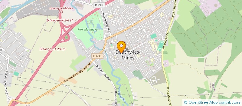 localisation de l'entreprise MADAME AURELIE HAMMOUTI à DOUCHY-LES-MINES