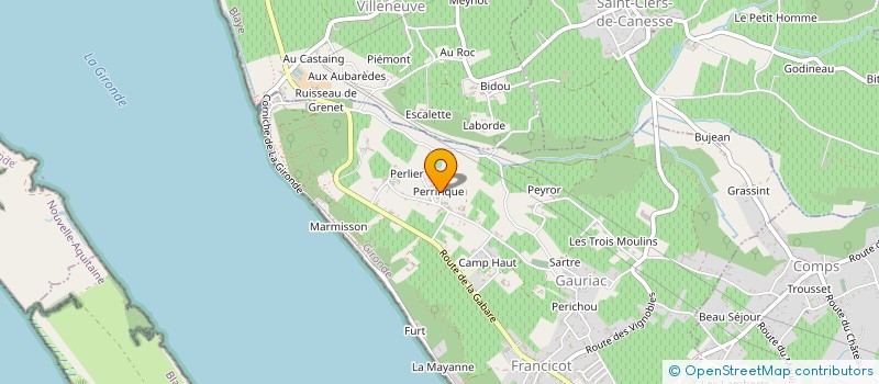 localisation de l'entreprise MADAME AURELIE HARDOUIN  GAURIAC