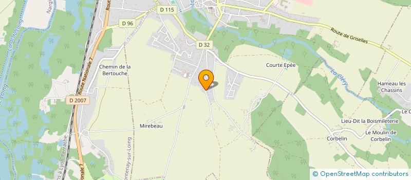 localisation de l'entreprise MADAME AURELIE HARLE à FERRIERES-EN-GATINAIS