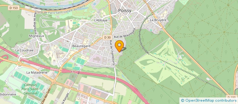 localisation de l'entreprise MADAME AURELIE HARTZ  POISSY