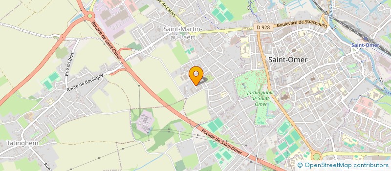 localisation de l'entreprise MADAME AURELIE HAVET  SAINT-MARTIN-LEZ-TATINGHEM