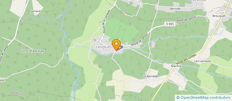 localisation de l'entreprise MADAME AURELIE HAVRET à LEOGEATS