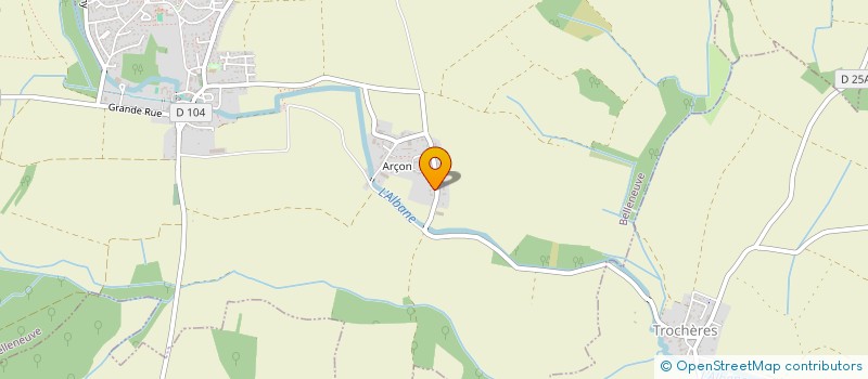 localisation de l'entreprise MADAME AURELIE HAYNES  BELLENEUVE