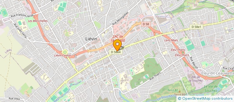 localisation de l'entreprise MADAME AURELIE HEAULME  LIEVIN