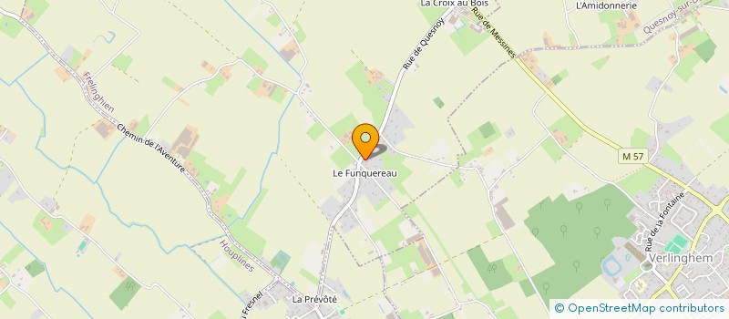 localisation de l'entreprise MADAME AURELIE HEBDOWSKI à FRELINGHIEN