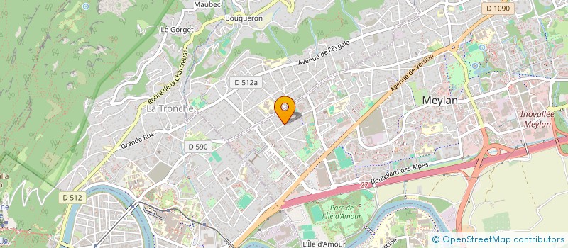 localisation de l'entreprise MADAME AURELIE HEINE--LEVEQUE à MEYLAN