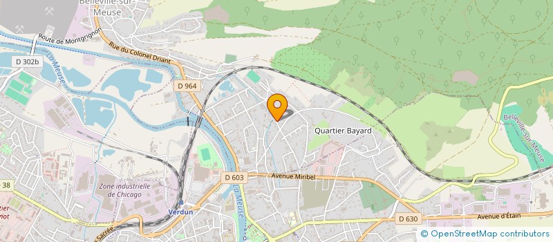 localisation de l'entreprise MADAME AURELIE HERGOUSSI  BELLEVILLE-SUR-MEUSE