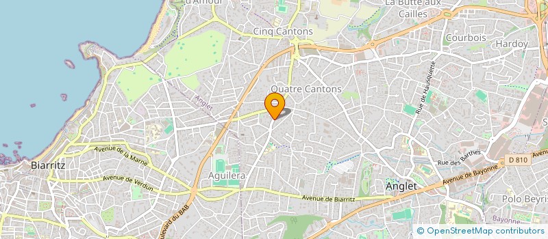 localisation de l'entreprise MADAME AURELIE HERMENEGILDO  BIARRITZ