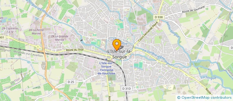 localisation de l'entreprise MADAME AURELIE HERNANDEZ à L'ISLE-SUR-LA-SORGUE