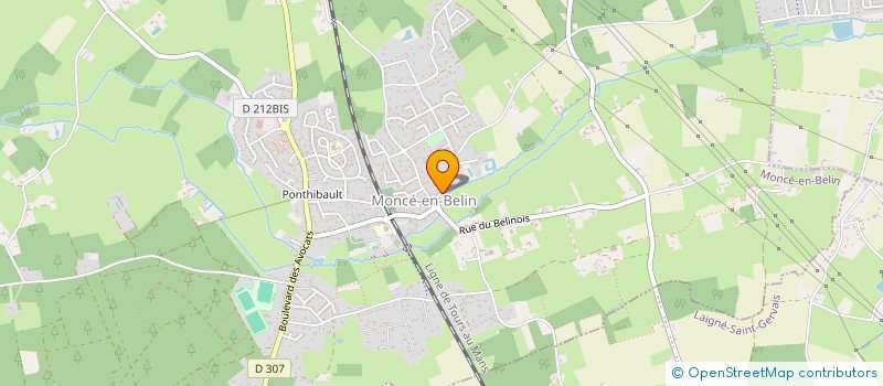 localisation de l'entreprise MADAME AURELIE HERVE  MONCE-EN-BELIN