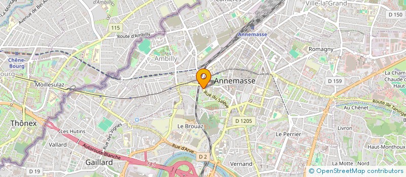localisation de l'entreprise MADAME AURELIE HEUNINCK à ANNEMASSE