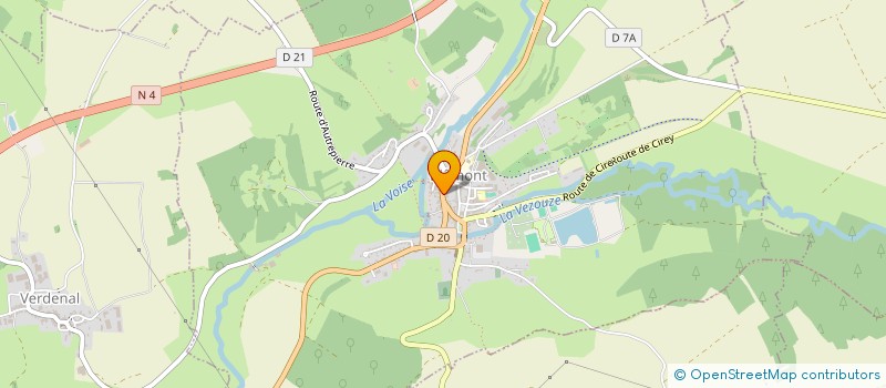 localisation de l'entreprise MADAME AURELIE HISIGER  BLAMONT