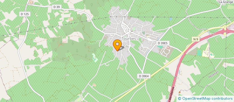 localisation de l'entreprise MADAME AURELIE HOCINE  TOURBES