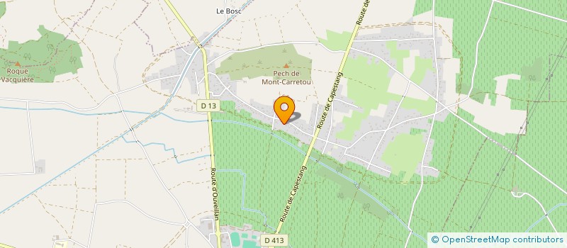 localisation de l'entreprise MADAME AURELIE HOENIG  CUXAC-D'AUDE