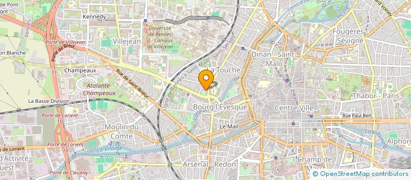 localisation de l'entreprise MADAME AURELIE HOFFMANN  RENNES