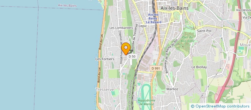 localisation de l'entreprise MADAME AURELIE HONGRE  TRESSERVE