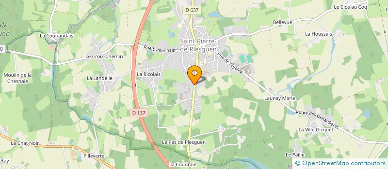 localisation de l'entreprise MADAME AURELIE HOSSELET  MESNIL-ROC'H