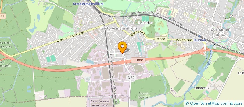 localisation de l'entreprise MADAME AURELIE HOULLIER  GRETZ-ARMAINVILLIERS