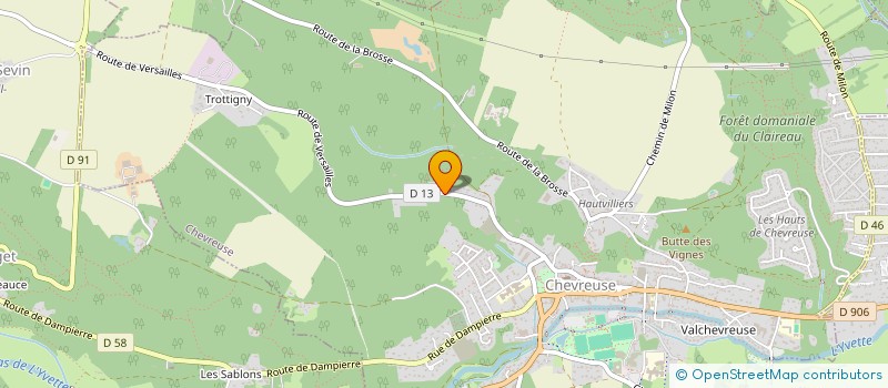 localisation de l'entreprise MADAME AURELIE HUET à CHEVREUSE