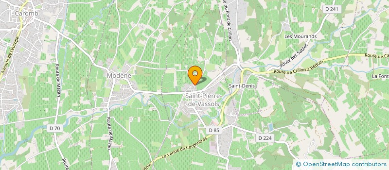 localisation de l'entreprise MADAME AURELIE HUET  BEDOIN