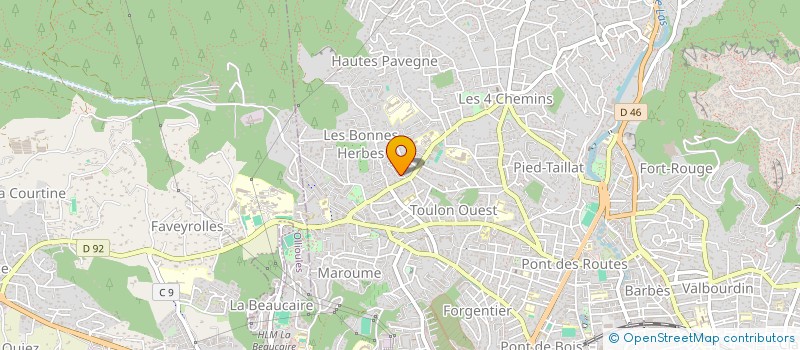 localisation de l'entreprise MADAME AURELIE HUET à HYERES