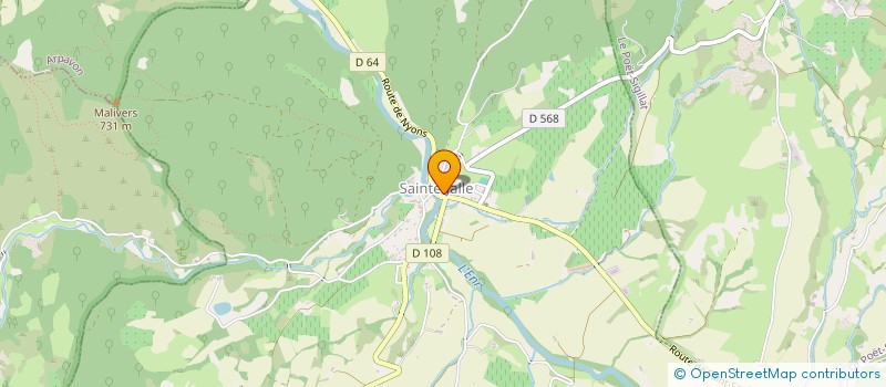 localisation de l'entreprise MADAME AURELIE HUGEUX  SAINTE-JALLE