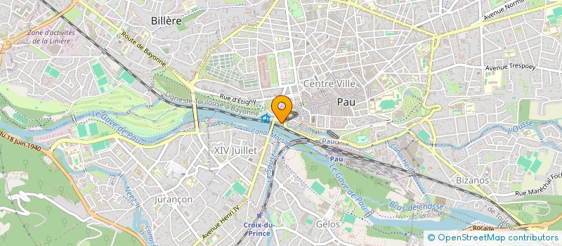 localisation de l'entreprise MADAME AURELIE HULOT à PAU