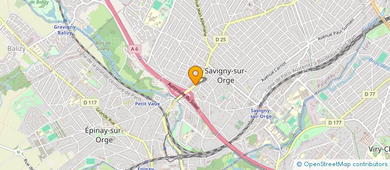 localisation de l'entreprise MADAME AURELIE HUMEZ  MORSANG SUR ORGE