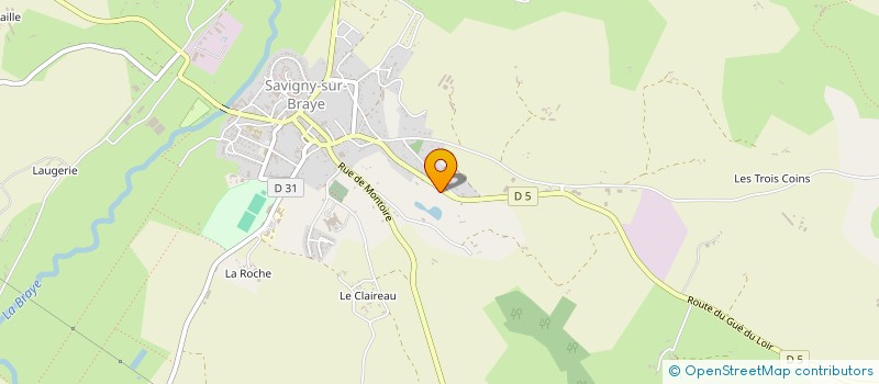 localisation de l'entreprise MADAME AURELIE HUREAU  SAVIGNY-SUR-BRAYE