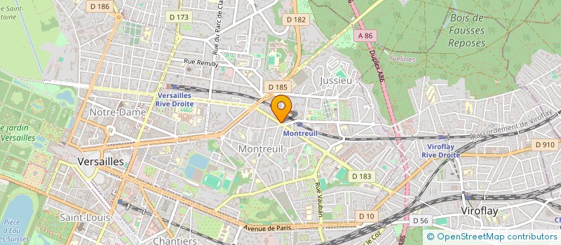 localisation de l'entreprise MADAME AURELIE HYSON à VERSAILLES
