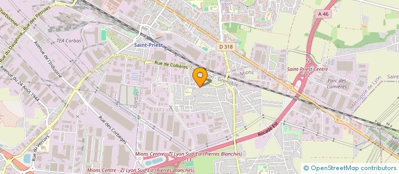 localisation de l'entreprise MADAME AURELIE IANNARILLI  MIONS