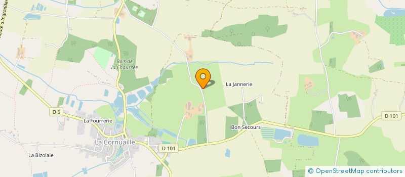 localisation de l'entreprise MADAME AURELIE INGRAND  VAL D'ERDRE-AUXENCE