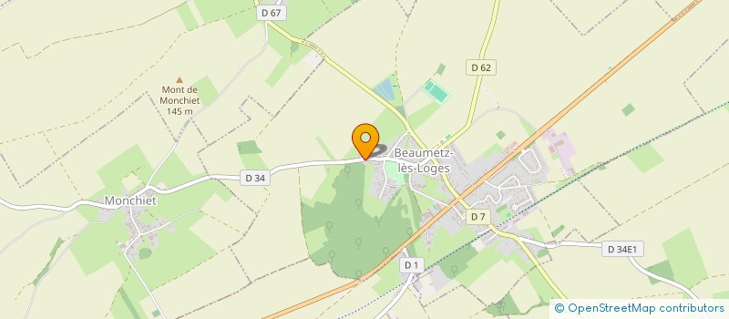 localisation de l'entreprise MADAME AURELIE INION  BEAUMETZ-LES-LOGES