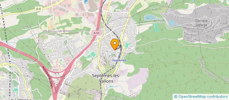 localisation de l'entreprise MADAME AURELIE IOZIA à SEPTEMES-LES-VALLONS