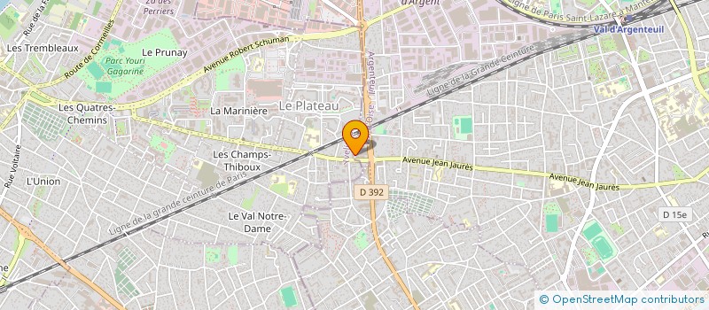 localisation de l'entreprise MADAME AURELIE JACOB  SARTROUVILLE