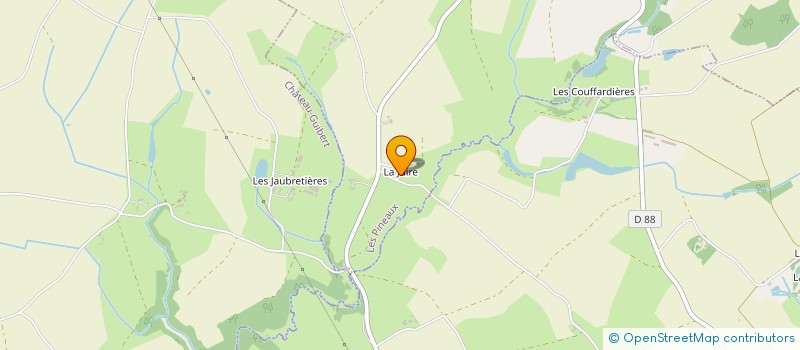 localisation de l'entreprise MADAME AURELIE JAFFRE  LES PINEAUX