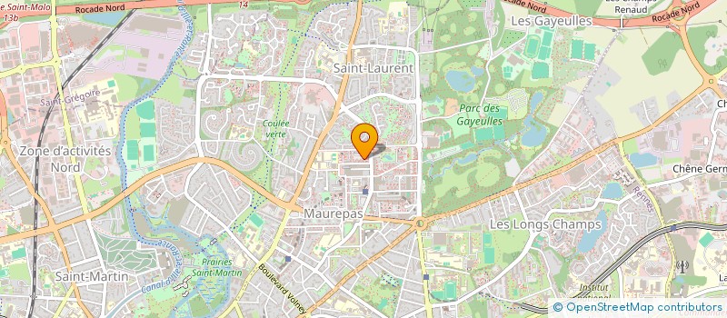 localisation de l'entreprise MADAME AURELIE JAMEAU à RENNES