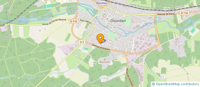 localisation de l'entreprise MADAME AURELIE JAMONNEAU  DOURDAN