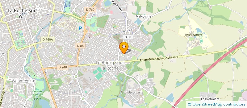 localisation de l'entreprise MADAME AURELIE JANNIN à LA ROCHE-SUR-YON