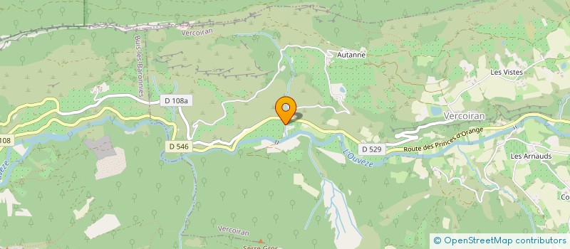 localisation de l'entreprise MADAME AURELIE JARJAYE  VERCOIRAN