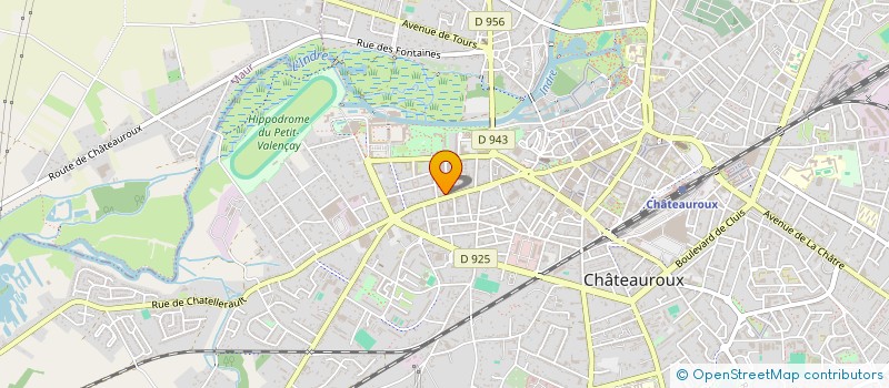 localisation de l'entreprise MADAME AURELIE JEANNETON à CHATEAUROUX