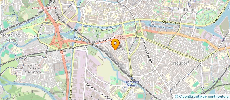 localisation de l'entreprise MADAME AURELIE JIMENEZ à STRASBOURG